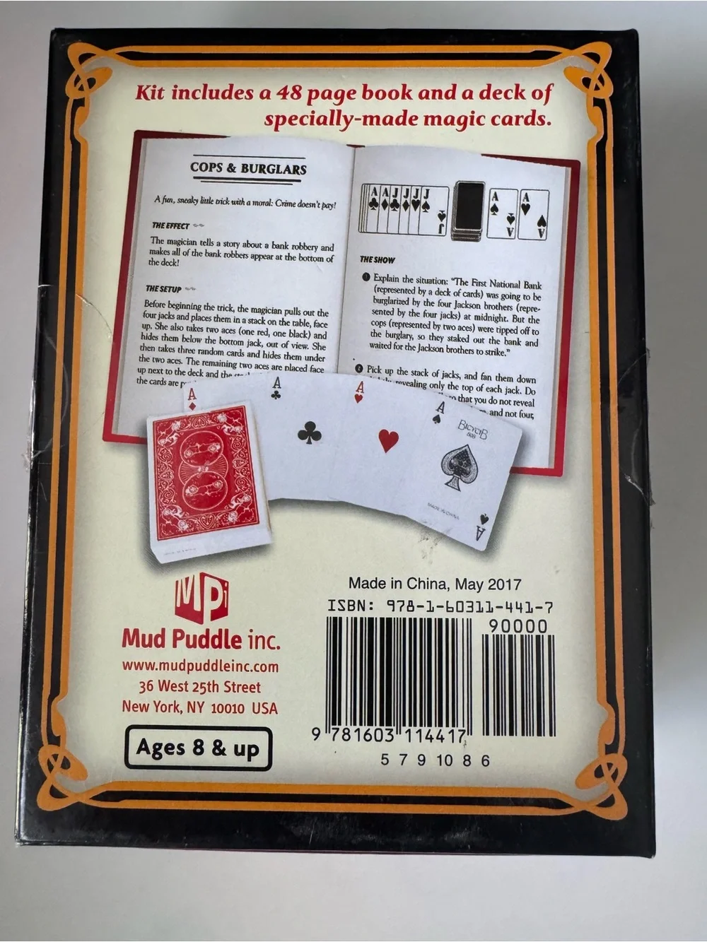 Magic Card Tricks Book & Kit By Robert Mandelberg and Distributed By Mud Puddle